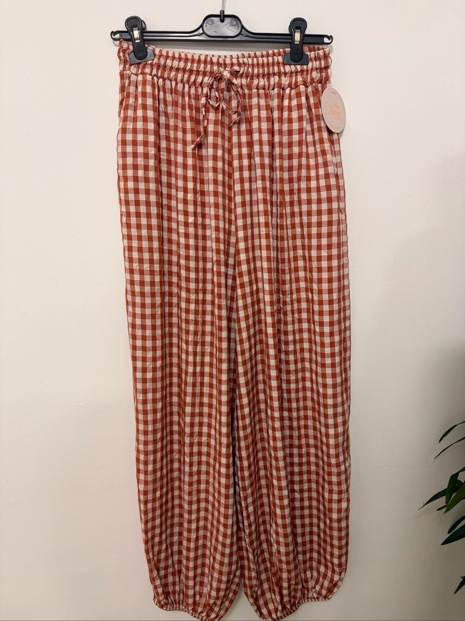 Pantalón cuadros Vichy